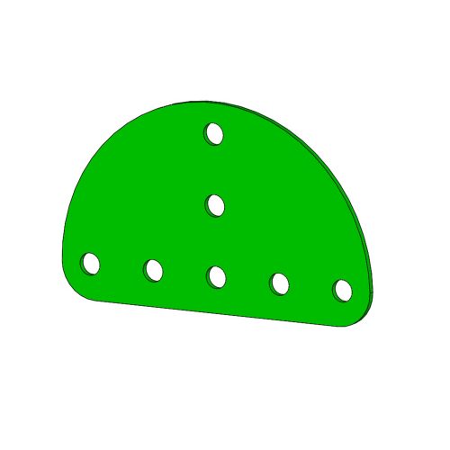 صفحه نیم دایره